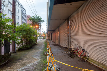 日本の北海道の道東の古くてとても美しい建造物