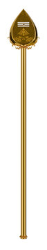 Golden Murugan Vel &ndash; Tamil divine spear used in Hindu temples and Murugan festivals like Thaipusam and Skanda Sashti