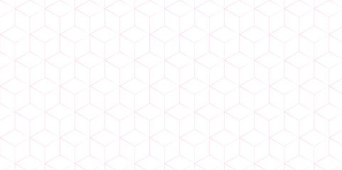 Abstract black square line hexagons seamless hexagon polygonal pattern background vector. seamless creative pattern bright white abstract honeycomb background.	
