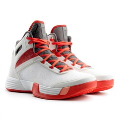Shop white and red basketball shoes high top athletic footwear for men and women online today now sale