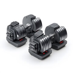 Adjustable dumbbells set for home gym strength training equipment fitness weight lifting workout 100