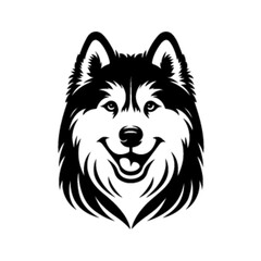 Elegant Husky Dog Vector Illustration – Husky Dog 36