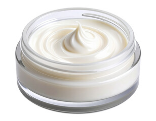 Luxurious Cleansing Balm with Smooth Swirl Texture Isolated on Transparent Background PNG