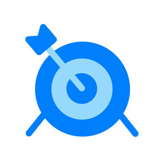 dart target duotone icon