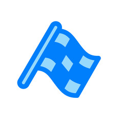race flag duotone icon