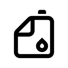 Illustration of engine oil container vector icon for automotive maintenance and car service needs illustration of fluid container vector