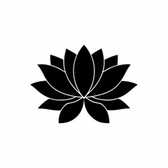 creative details lotus icon Vector Illustration