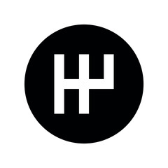 Illustration of explore manual transmission gear shift pattern vector graphic for automotive and car enthusiasts design needs vector