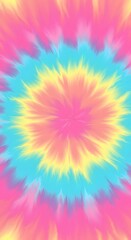 A swirling rainbow tie-dye pattern spins in a circular motion, bursting with vibrant colors and psychedelic energy, creating a hypnotic, abstract, and trippy visual effect.	
