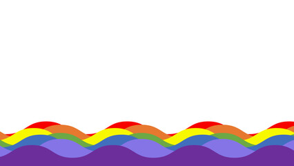 Colorful wavy with spectrum abstract wave pattern
