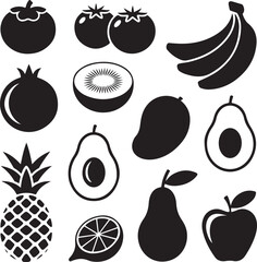 Fruit Silhouette Clipart Bundle – SVG PNG for Kitchen & Crafts

Tropical Fruit Silhouettes – Pineapple, Mango, and Citrus Designs

Juicy Fruit SVG Pack – Apple, Banana, Strawberry Vector Art

Fruit Ou