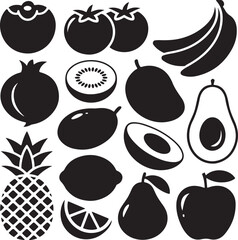 Fruit Silhouette Clipart Bundle – SVG PNG for Kitchen & Crafts

Tropical Fruit Silhouettes – Pineapple, Mango, and Citrus Designs

Juicy Fruit SVG Pack – Apple, Banana, Strawberry Vector Art

Fruit Ou