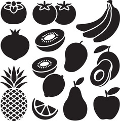 Fruit Silhouette Clipart Bundle – SVG PNG for Kitchen & Crafts

Tropical Fruit Silhouettes – Pineapple, Mango, and Citrus Designs

Juicy Fruit SVG Pack – Apple, Banana, Strawberry Vector Art

Fruit Ou