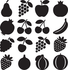 Fruit Silhouette Clipart Bundle – SVG PNG for Kitchen & Crafts

Tropical Fruit Silhouettes – Pineapple, Mango, and Citrus Designs

Juicy Fruit SVG Pack – Apple, Banana, Strawberry Vector Art

Fruit Ou