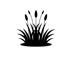 Obraz premium creative details Dried Grass Icon vector illustration 