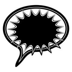 Obraz premium black and white label