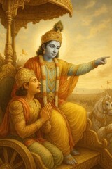 Fototapeta premium Epic spiritual guidance scene