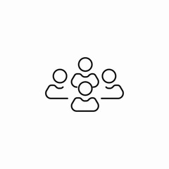 group of people icon sign vector