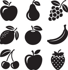 Fruit Silhouette Clipart Bundle – SVG PNG for Kitchen & Crafts

Tropical Fruit Silhouettes – Pineapple, Mango, and Citrus Designs

Juicy Fruit SVG Pack – Apple, Banana, Strawberry Vector Art

Fruit Ou