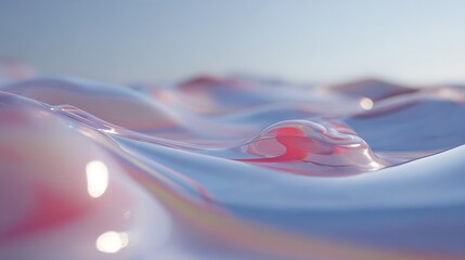 Abstract liquid forms, pastel colors (1)