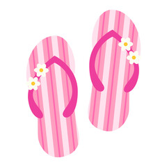 Colorful Flip-Flops Illustrations