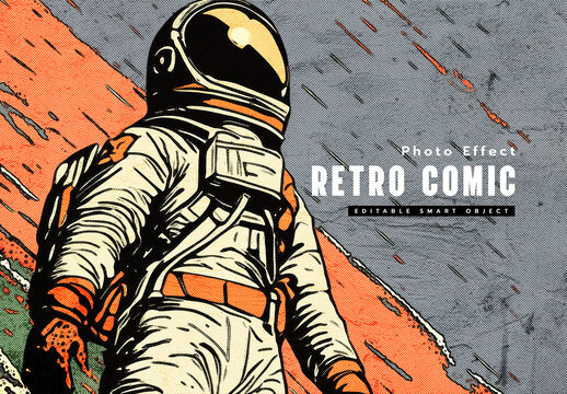 Retro Comic Photo Effect