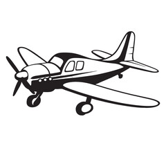 image of an aircraft silhouette on a white background