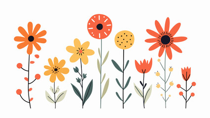Seamless pattern flowers