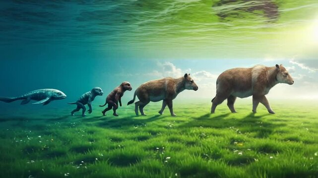 Evolution of Life Aquatic to Terrestrial Animals