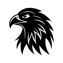 Vector art of an eagle head vector graphic