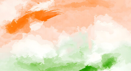 abstract watercolor background, 15 august background, brushes background, India celebration background, Baharat independence day, happy independence day background 