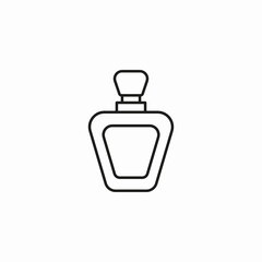 perfume bottle fragrance icon sign vector