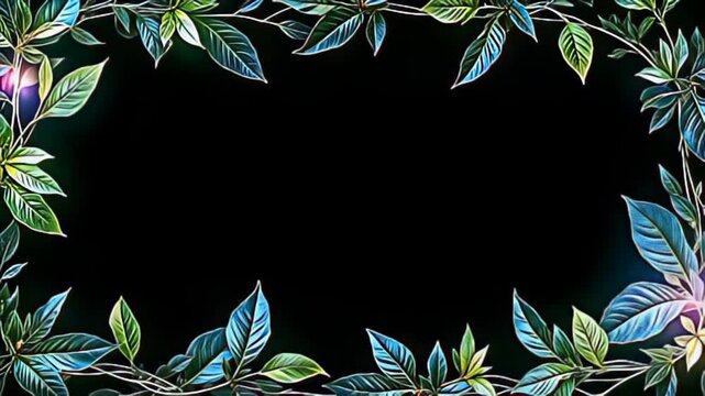 An celestial natural riff march shot knitted with radiant vine look adenine though freeze indiana time, with leaf softly swing and shimmering tints gently streaming some it edges, provide