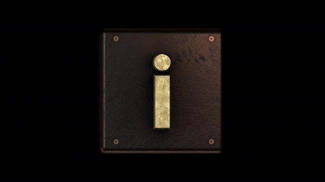 Create words and captions with this easy drag and drop metal block industrial style lettering that spins and animates in to place with an alpha's. Part of a set of 56 letters, numbers and symbols.