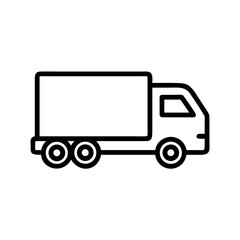 vector truck icon