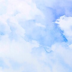 Obraz premium Abstract watercolor sky