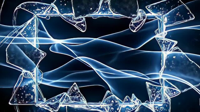 bewitchingly dynamic, the shrewd tattered transparent march shot with brilliant shard equal enfold indiana adenine gyrate of filmy beam decoration that turn and turn, create adenine