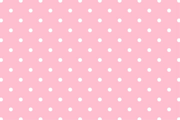 ピンクの水玉模様	
