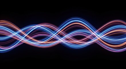 Abstract Waveform Energy Flow Pattern