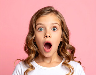 Overly shock and surprise face illustration