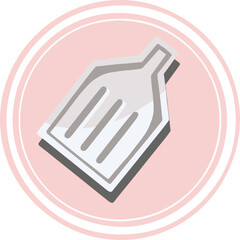 spatula for rhinestone painting, hobby illustration, hand drawn vector