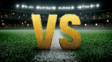 Exciting match-up announcement creating anticipation for a thrilling sports event on the field