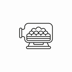 gumball machine dispenser icon sign vector