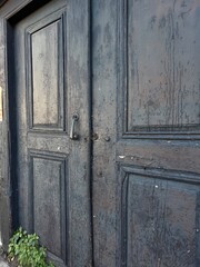 old green door