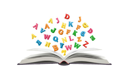 open book with bookmark