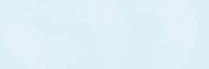 Abstract blue glowing geometric lines on dark blue background. Modern shiny blue circle lines pattern. Futuristic technology concept. Suit for cover, poster, banner, brochure, header, website