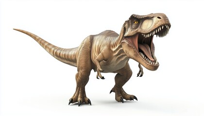 Highly Accurate And Lifelike Representation Of Dinosaur'S Extinction, Focusing On T-Rex. Incorporates Detailed Information And Realistic Depiction.