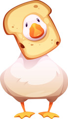 Cute Goose Mascot