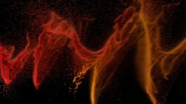 Spices and seasonings powder splash