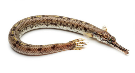 Fototapeta premium Elongated fish with spotted body